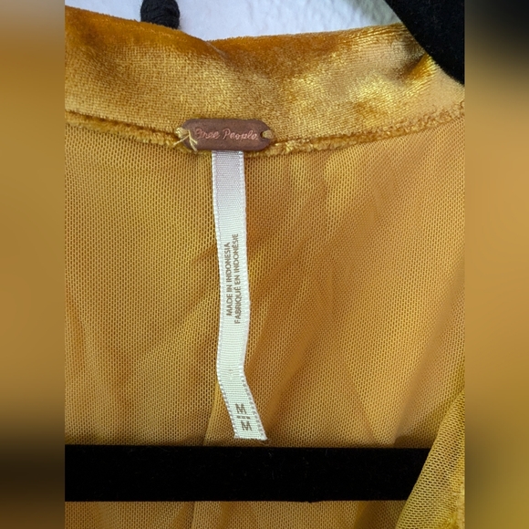 Free People Shayla Velour Mini Dress - Picture 3 of 4